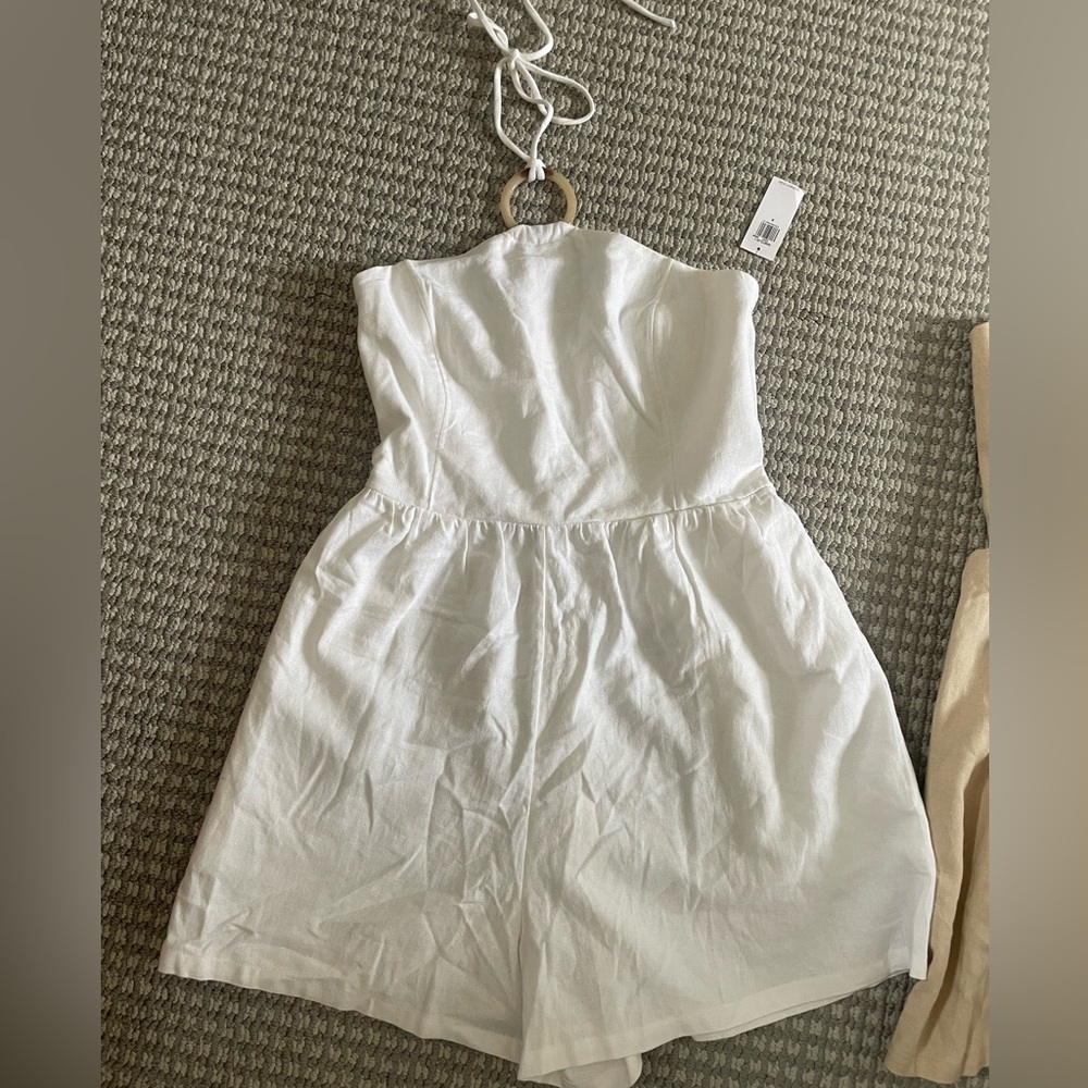 NWT Set of 2 Linen Rompers - Picture 4 of 5